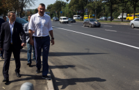 Власти Киева отчитались о завершении ремонта дороги на проспекте Победы