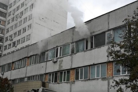 В киевской больнице скорой помощи произошел пожар