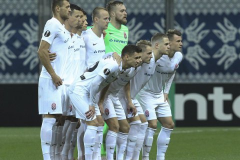 "Заря" крупно проиграла матч Лиги Европы в Запорожье