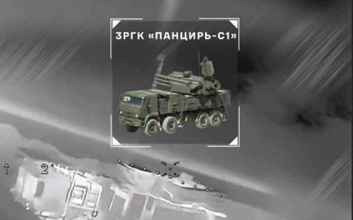 Сили безпілотних систем уразили російський "Панцирь-С1" на території "Азовсталі" на Донецькому напрямку