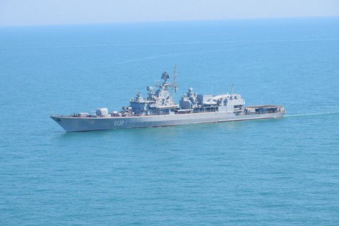 Фрегат "Гетьман Сагайдачний" провів стрільби у Чорному морі