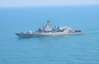 Фрегат "Гетьман Сагайдачний" провів стрільби у Чорному морі