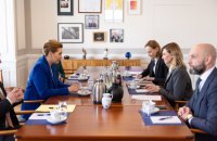 Олена Зеленська зустрілася з прем'єркою та королевою Данії
