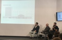 В Киеве презентовали проект реставрации "Тарелки" возле метро Лыбедская
