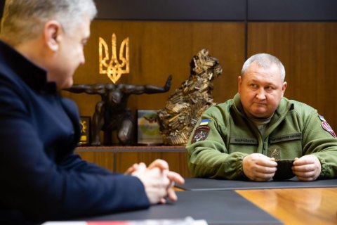 Порошенко встретился с генералом Марченко