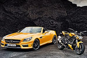 Представлен Mercedes-Benz SLK 55 AMG в стиле Ducati
