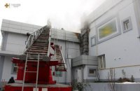 В Хмельницкой области горел склад с текстилем