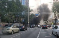 Охрана новостройки в Киеве не пропустила пожарных для тушения огня