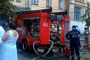 В Одессе горела колокольня церкви