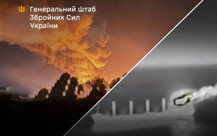 Генштаб підтвердив ураження танкера у Чорному морі і понтонної переправи окупантів