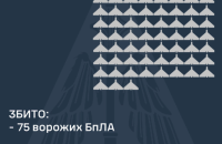 Уночі ворог атакував Україну 175 дронами