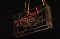 Советские скульптуры в Вильнюсе заменили на цветы
