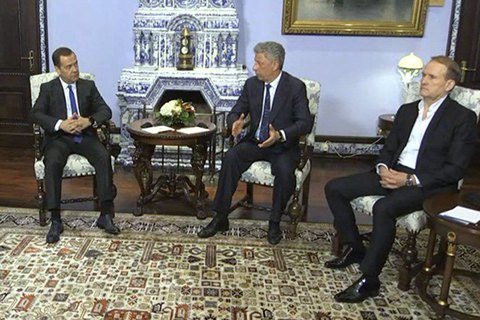 СБУ даст оценку встрече Бойко и Медведчука с премьером РФ Медведевым 