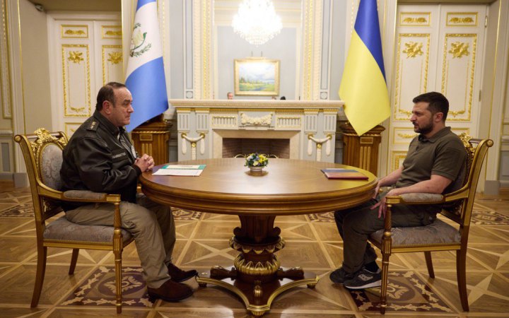 У Зеленського розповіли про підсумки візиту президента Гватемали