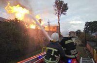 В Збараже возник серьезный пожар на спиртовой базе