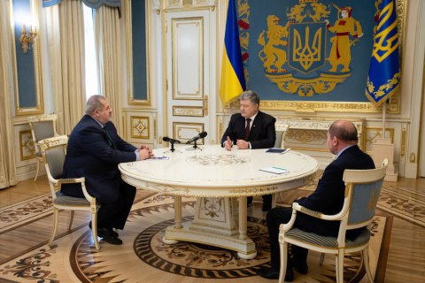 Порошенко подаст законопроект о крымских коллаборационистах 