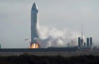 Прототип корабля SpaceX снова взорвался при посадке 