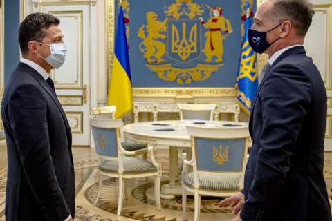 Зеленський зустрівся з головою МЗС Німеччини 