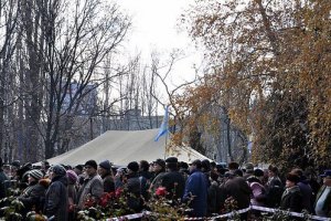 МВД просит чернобыльцев Донецка приостановить акцию протеста