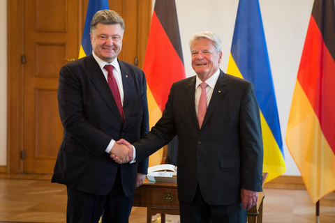 Порошенко встретился с президентом Германии