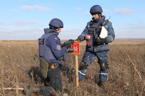 В районе разведения войск возле Петровского нашли 89 взрывоопасных предметов 
