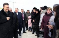 Януковичу в Виннице целовали руки