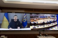 Зеленський виступив на засіданні Євроради. Згадав про боєприпаси, російське зерно в ЄС і вступ України до блоку