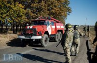 Пожар на арсенале в Сватово потушили