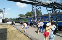 В Запорожской области локомотив при сцепке въехал в пассажирский состав (обновлено)