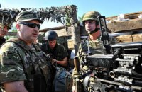 Турчинов съездил на передовую в районе Крымского, Новтошковского и Новозвановки