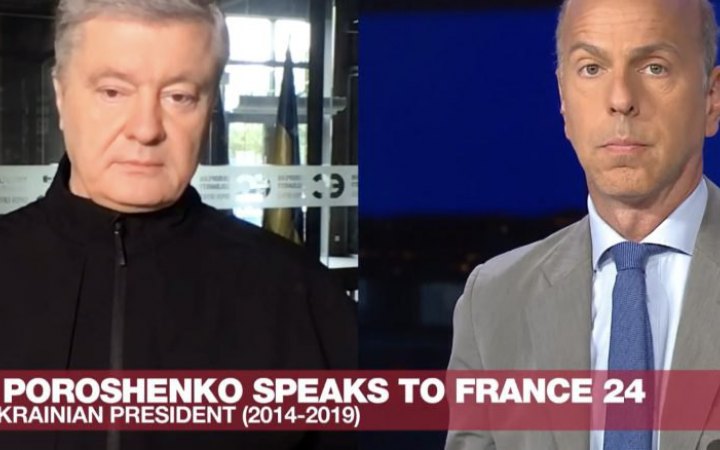 Порошенко в ефірі France 24: будь-які поступки щодо територіальної цілісності України є неприйнятими