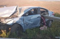 На трассе Киев-Одесса автомобиль попал в ДТП из-за собаки, один погибший, 4 раненых 