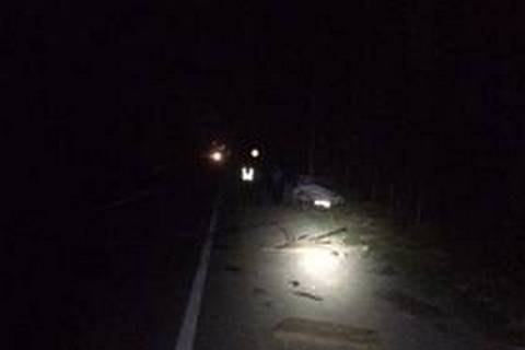 Во Львовской области грузовик врезался в "Приус" патрульных, оформлявших ДТП