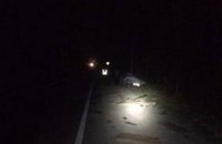 Во Львовской области грузовик врезался в "Приус" патрульных, оформлявших ДТП