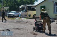 Под Макеевкой террористы подорвались на фугасе