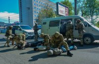 Антитеррористические учения с участием тысячи силовиков и 100 единиц спецтехники провели в Виннице