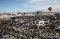Полиция Чечни насчитала на митинге в Грозном более миллиона человек