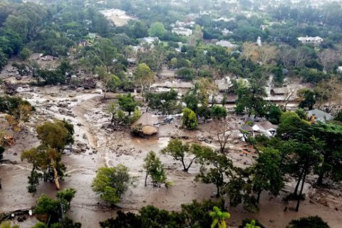 Число жертв оползней в Калифорнии возросло до 17