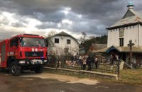 В Ивано-Франковской области горела 200-летняя церковь ПЦУ 