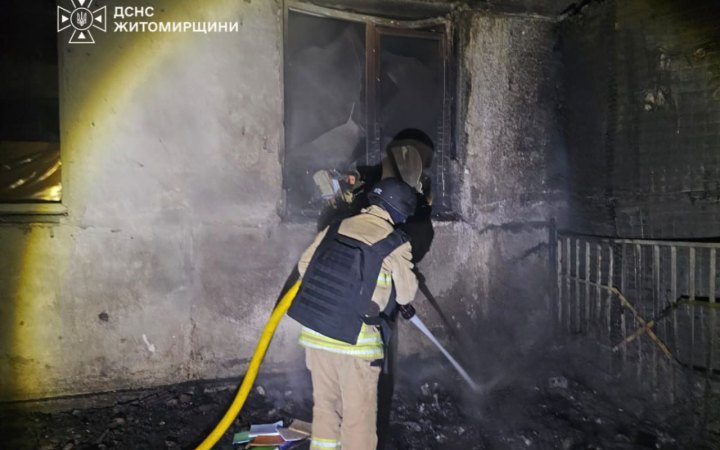 Росія обстріляла Житомирщину: пошкоджені адмінбудівлі, медзаклад та житлові будинки