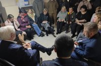 Штайнмаєр через повітряну тривогу провів близько двох годин в укритті на Чернігівщині