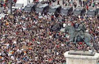 ​В Мадриде более тысячи человек протестуют против безработицы