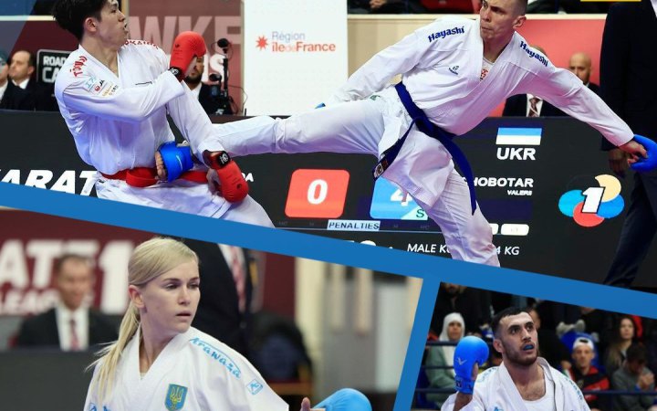 Українські каратисти вибороли повний комплект нагород на етапі прем’єр-ліги Karate1 у Франції