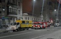 В Киеве горел частично отселенный дом на Саксаганского