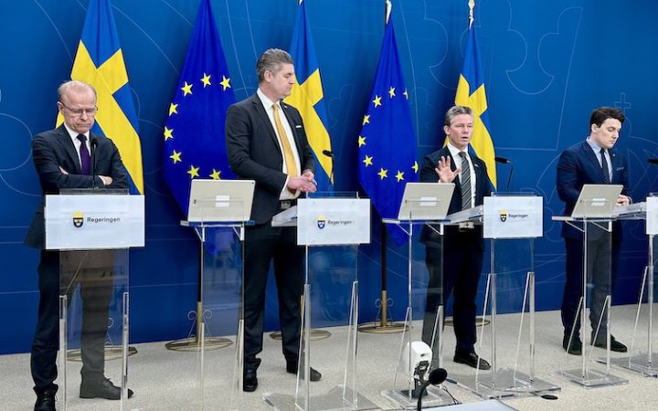 Швеція оголосила великий пакет допомоги: з артилерією, боєприпасами та катерами