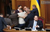 В Раде подрались из-за законопроекта о земле