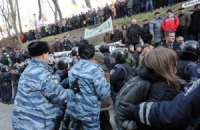 Милиция уверяет, что не применяла силу во время акций под Кабмином