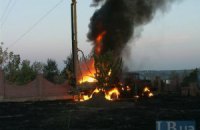 В Бортничах заживо сгорел человек