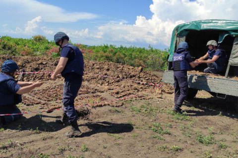 На околиці Бердянська знайшли 749 боєприпасів часів Другої світової