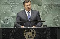 Янукович потребовал у ООН гарантий безопасности для Украины